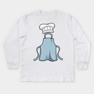 Cooking apron and Cooking hat Kids Long Sleeve T-Shirt